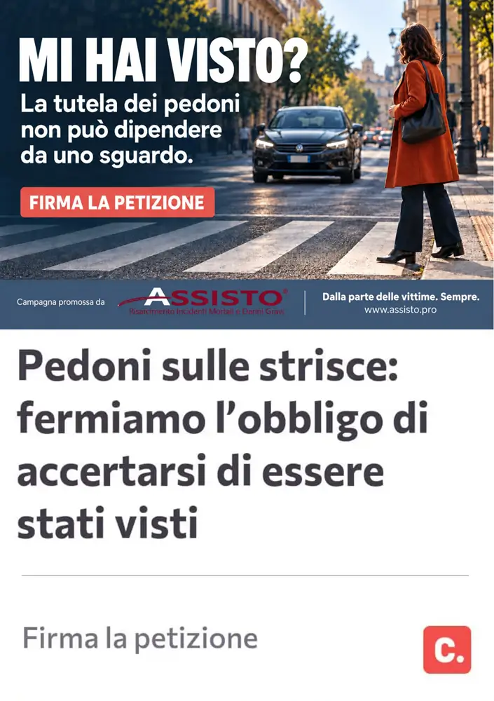 Firma petizione Assisto